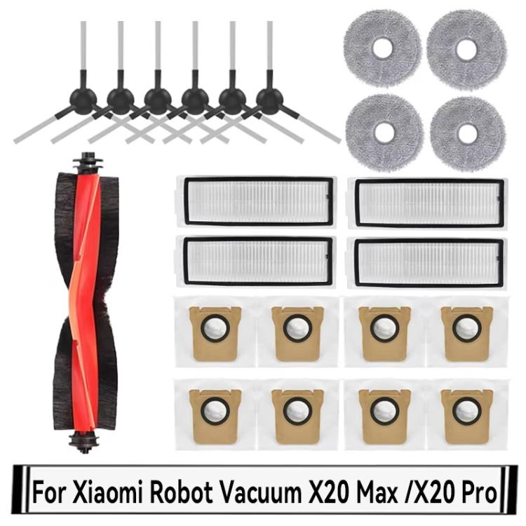 17 In 1 For Xiaomi Robot Vacuum X20 Max Parts Accessories