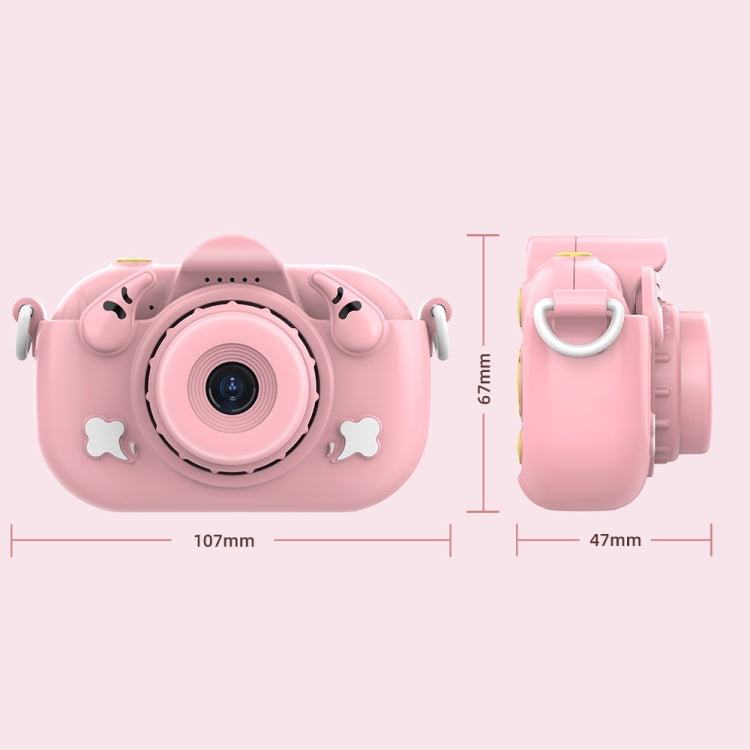DC501 2.0-Inch 4X Zoom HD Digital Camera Mini Children Photography Camera, Color: Pink