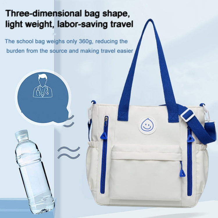 Casual Versatile Shoulder Bag Contrast Color Messenger Bag Student Handbag