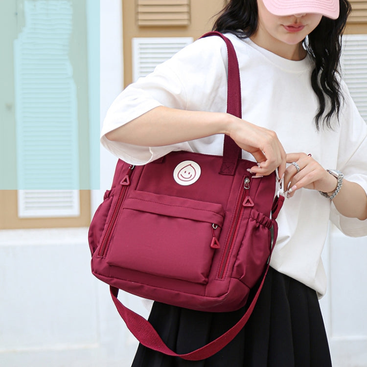 Casual Versatile Shoulder Bag Contrast Color Messenger Bag Student Handbag