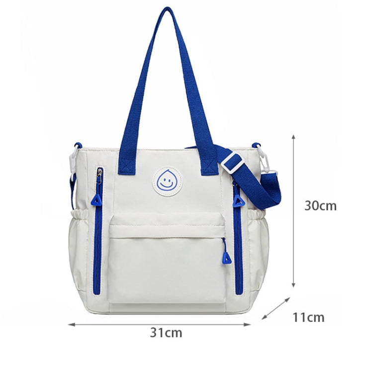 Casual Versatile Shoulder Bag Contrast Color Messenger Bag Student Handbag