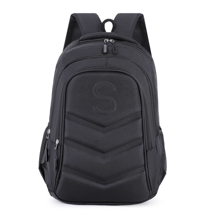 Hard Shell Business Backpack Student Schoolbag 15.6 Inch Laptop Bag - S