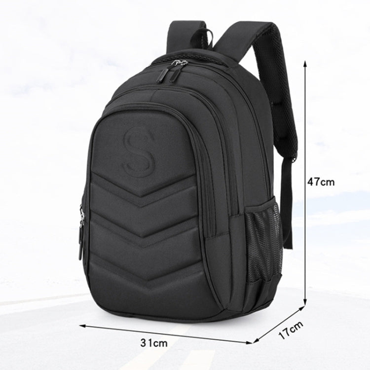 Hard Shell Business Backpack Student Schoolbag 15.6 Inch Laptop Bag - M