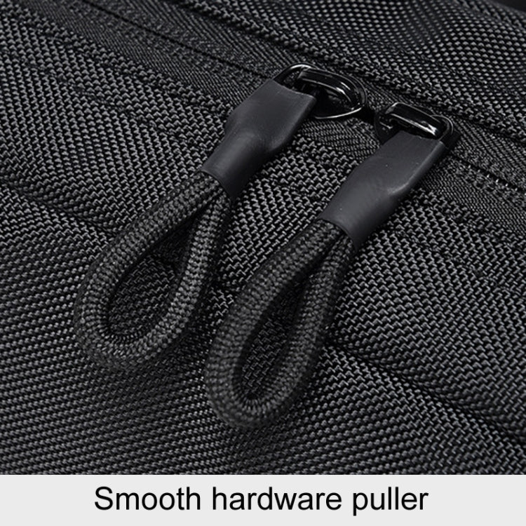 WEIXIER D512 Men Large Capacity Crossbody Chest Bag Waterproof Casual Sports Pack - Black