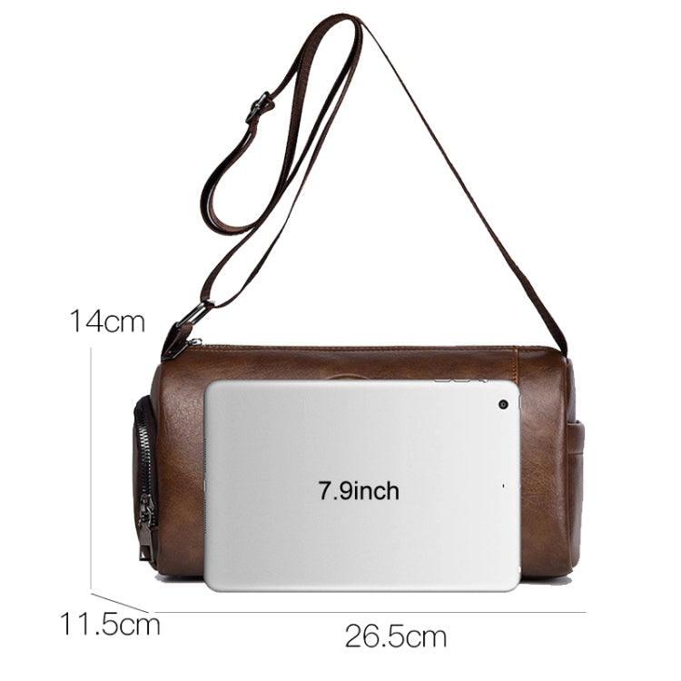 WEIXIER D519 Men Large Capacity Waterproof Crossbody Bag Casual Single Shoulder Backpack