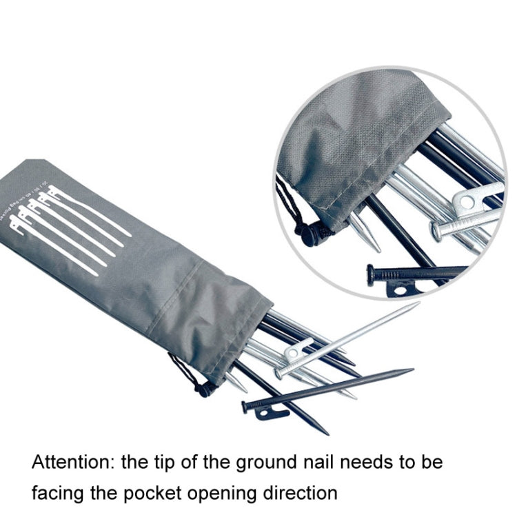 M 30cm Ground Spike Storage Bag Outdoor Camping Accessories Portable Handheld Storage Bag