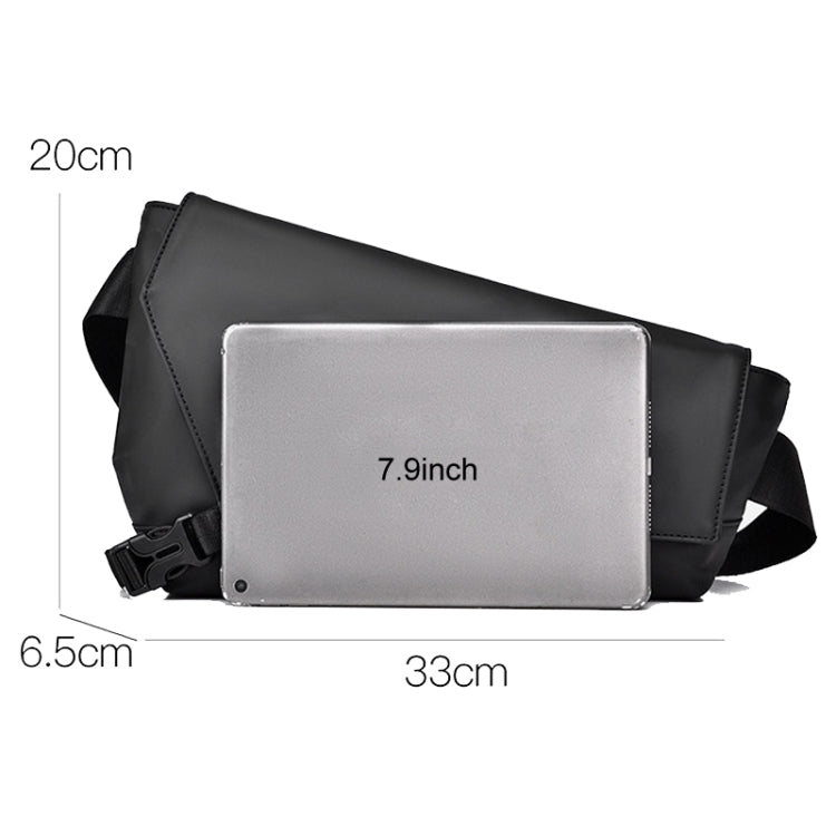 WEIXIER D517 Men Large Capacity Crossbody Bag Waterproof Single Shoulder Backpack