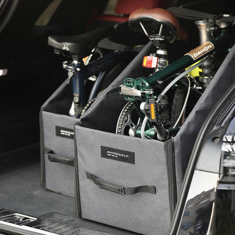 Rhinowalk RK70 For Brompton 14-inch Folding Bicycle Storage Box Car Trunk Bag - Black