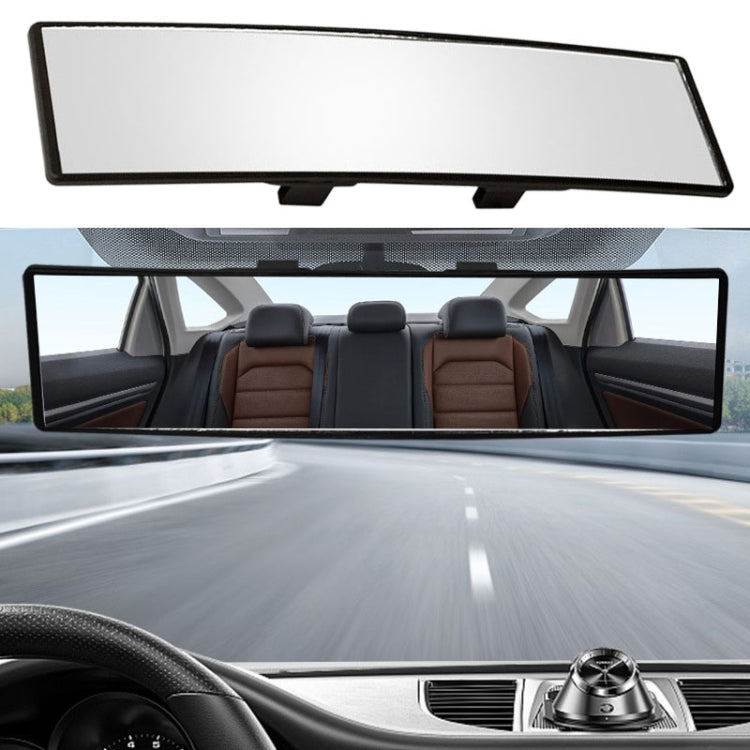 Car Rearview Mirror Snap-on HD Anti-fog Anti-dazzle Wide Angle Curved Mirror, Size: 28.5x7cm