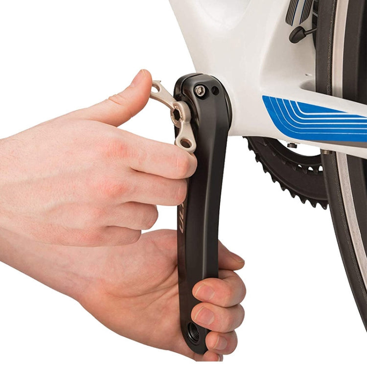 Bicycle Crank Assembly Puller Crank Removal and Adjustment Tool - 银色