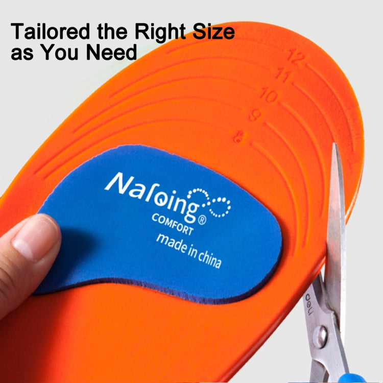 Sports Shock-absorbing Insoles Soft Bottom Sweat-absorbing Flat Arch Full Pad Heel Insoles, Size: 41-42