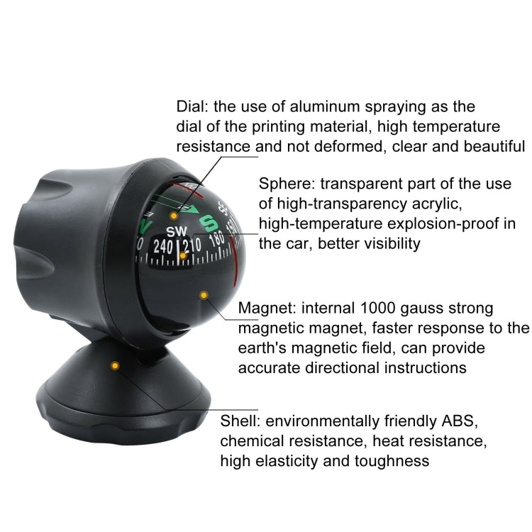 Outdoor Guide Ball Car Interior Ornament Guide Ball - English Version