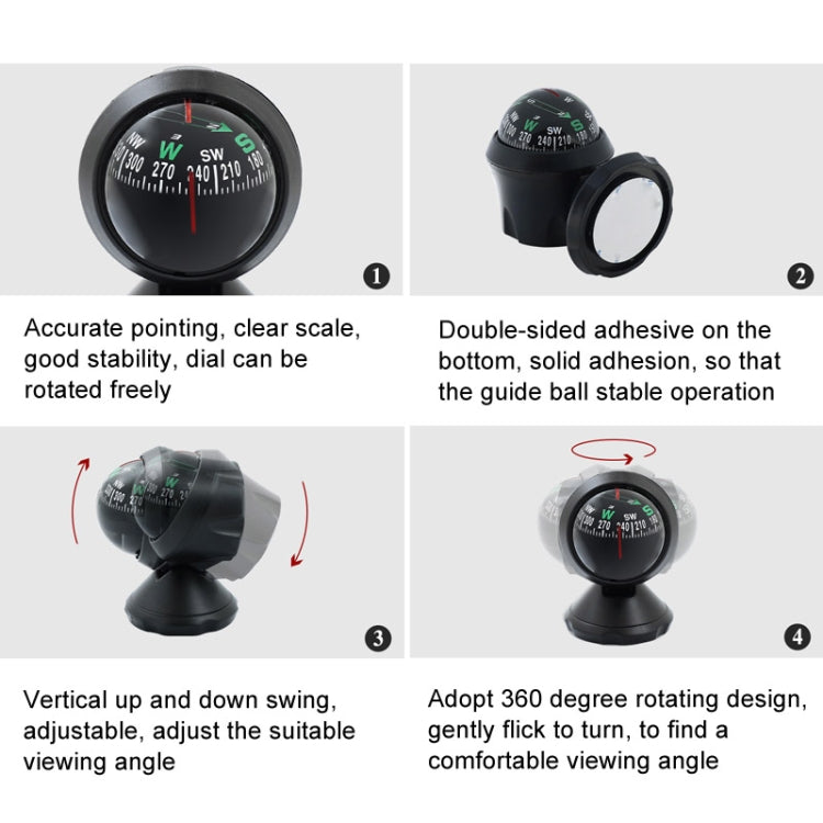 Outdoor Guide Ball Car Interior Ornament Guide Ball - English Version