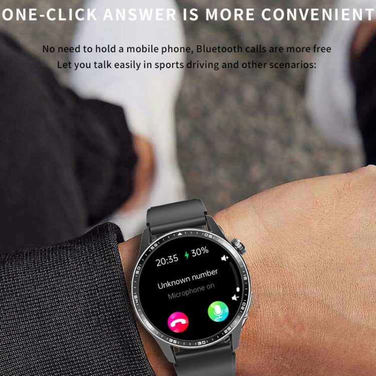 F400  1.55 Inch Screen Smart Watch Support ECG/ Blood Oxygen / Blood Sugar / 150+ Sports Mode, Color: Black 3-Beads Steel