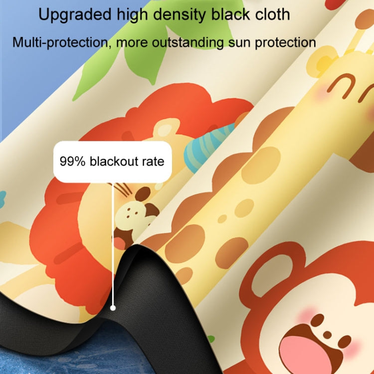 Suction Cup Car Sunshade Children Rear Side Window Insulation Sunscreen Cartoon Car Curtain, Style: Hat Bear