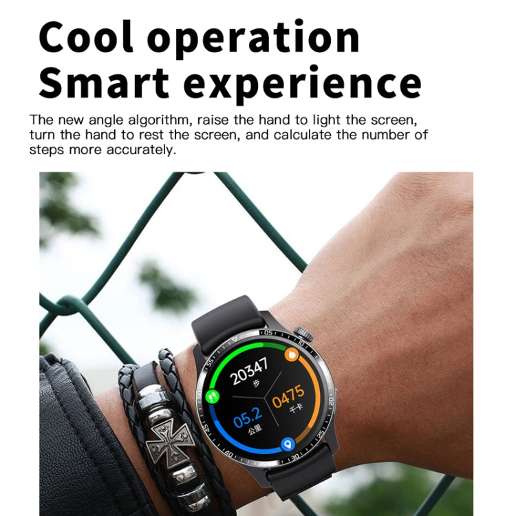 F207 Smart Watch 1.35-Inch Narrow Edge Screen Supports Bluetooth Calls / 24H Health Monitoring / 150+ Sports Modes, Color: Silver Milan