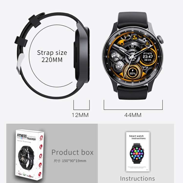 F207 Smart Watch 1.35-Inch Narrow Edge Screen Supports Bluetooth Calls / 24H Health Monitoring / 150+ Sports Modes, Color: Silver Milan
