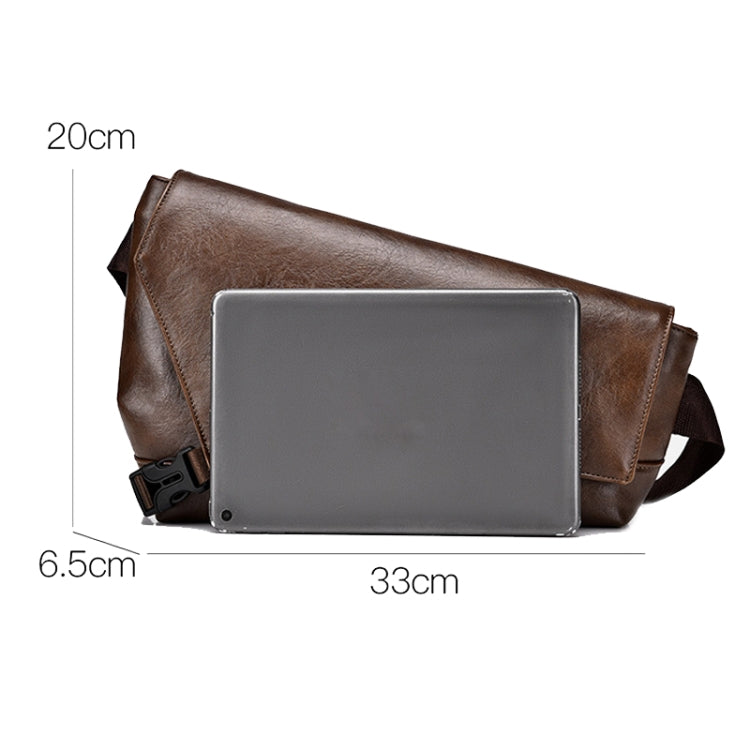 WEIXIER D515 Men Crossbody Single Shoulder Bag Large Capacity Waterproof Messenger Backpack