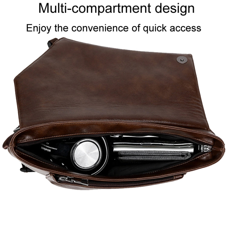 WEIXIER D515 Men Crossbody Single Shoulder Bag Large Capacity Waterproof Messenger Backpack