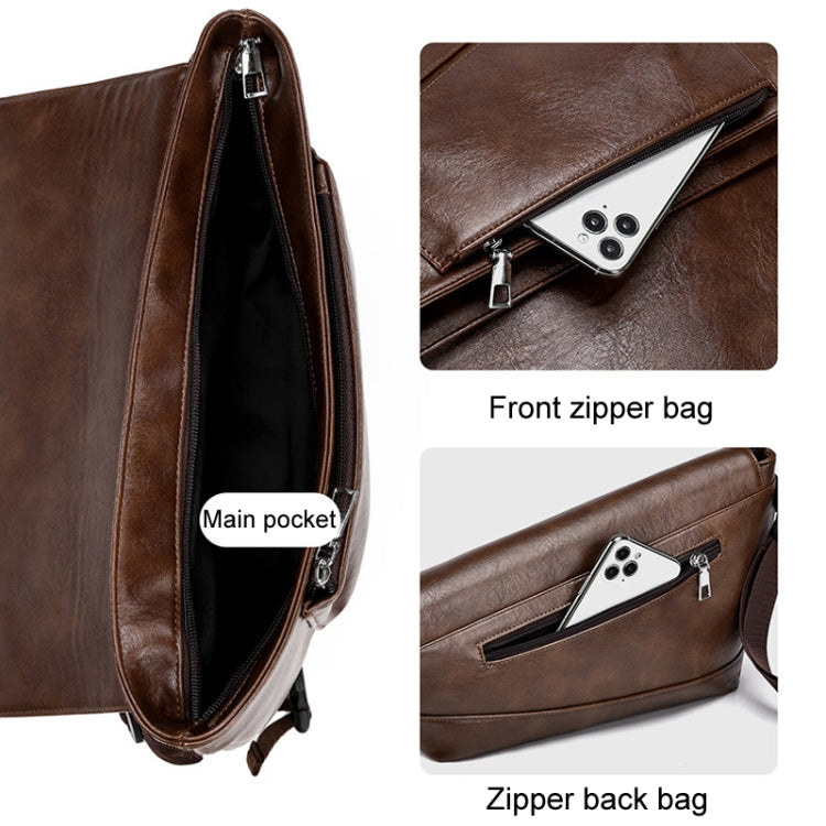 WEIXIER D515 Men Crossbody Single Shoulder Bag Large Capacity Waterproof Messenger Backpack