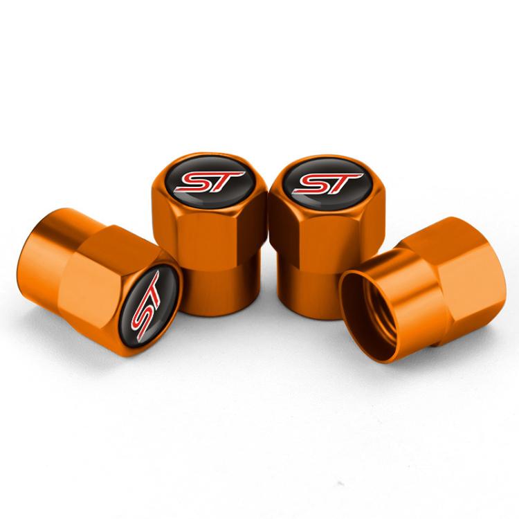4pcs /Set Car Valve Cap Motorcycle Tire Decoration, Color: Gold