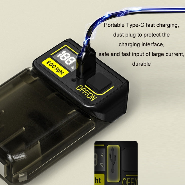 Mini Type-C Rechargeable Outdoor Keychain Light Flashlight