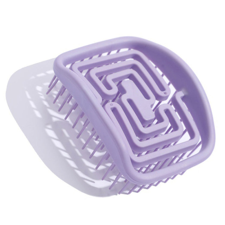 High Elasticity Massage Hair Wash Brush Soft Teeth Square Hollow Comb