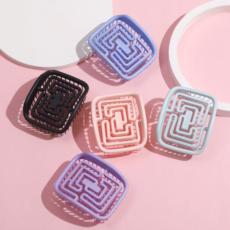 High Elasticity Massage Hair Wash Brush Soft Teeth Square Hollow Comb