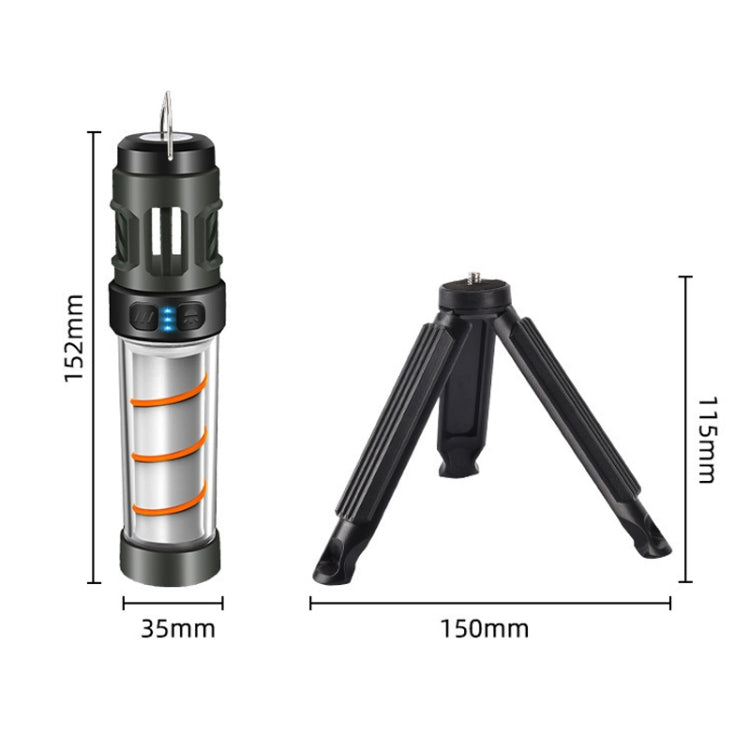 3 In 1 LED Mosquito Repellent Camping Light Magnetic Outdoor Tent Light - AH06
