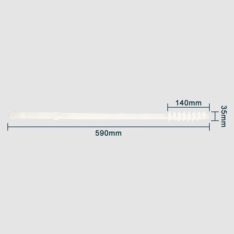 Washing Machine Inner Barrel Cleaning Brush Cleaning Air Conditioner Long Handle Brush Sink Crevice Brush - White