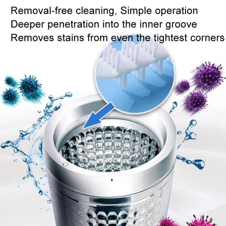 Washing Machine Inner Barrel Cleaning Brush Cleaning Air Conditioner Long Handle Brush Sink Crevice Brush - White