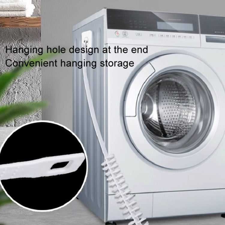 Washing Machine Inner Barrel Cleaning Brush Cleaning Air Conditioner Long Handle Brush Sink Crevice Brush - White