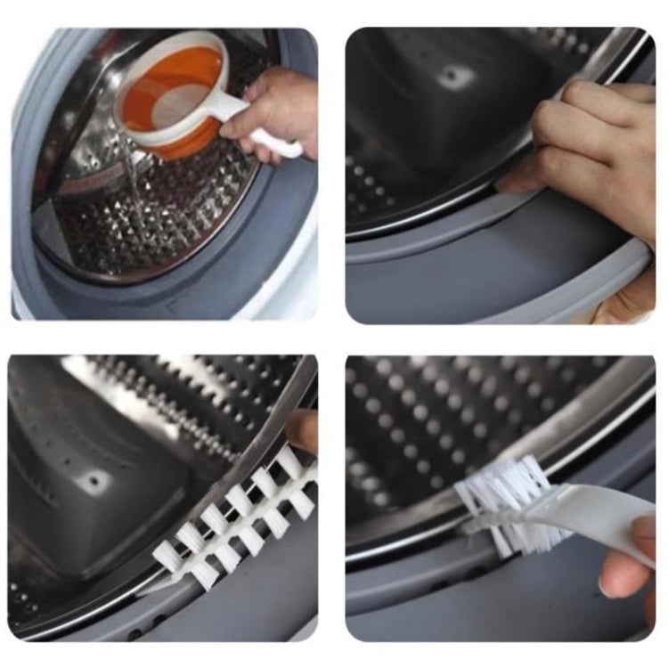 Washing Machine Inner Barrel Cleaning Brush Cleaning Air Conditioner Long Handle Brush Sink Crevice Brush - White
