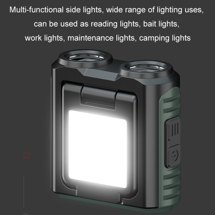 Clip Cap USB Charging Outdoor Induction LED Headlight, Style: Three-use B Type