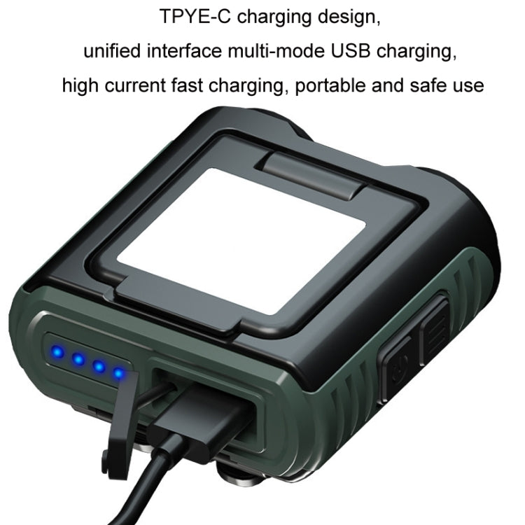 Clip Cap USB Charging Outdoor Induction LED Headlight, Style: Dual-use A Type