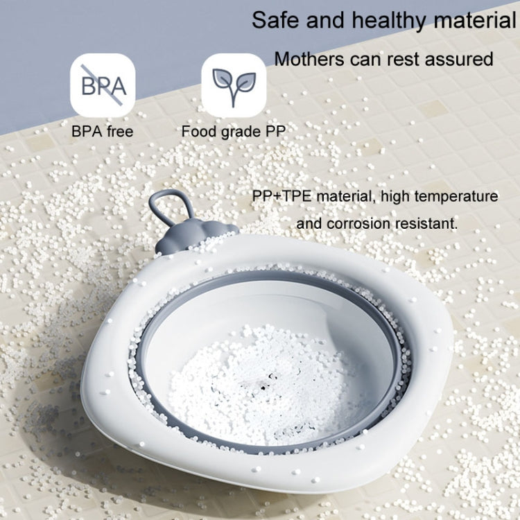 Children Folding Washbasin Newborn Baby Portable Thickened Plastic Wash Basin