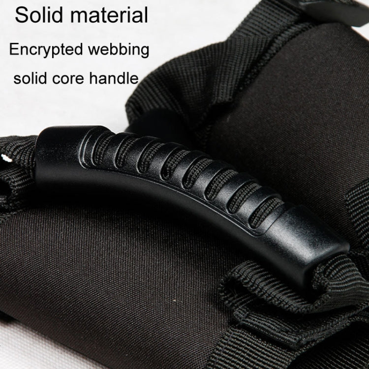 UTV Beach Bike Conversion Car Handle Rope Polaris RZR Non-Slip Handrail - Black