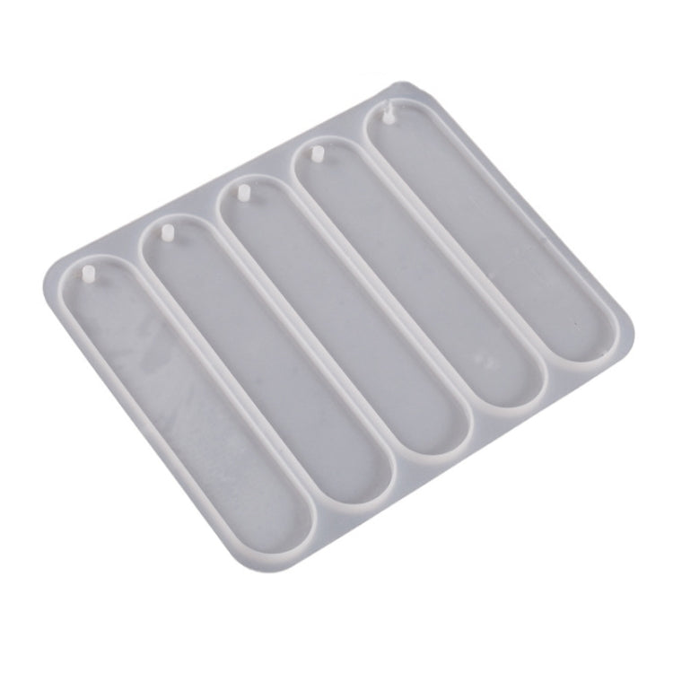 Full-page Bookmark Pendant Silicone Mold DIY Epoxy Resin Mold, Spec: Oval