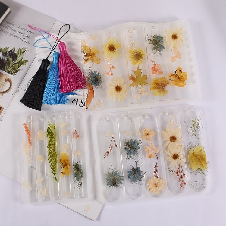 Full-page Bookmark Pendant Silicone Mold DIY Epoxy Resin Mold, Spec: Rectangular Large