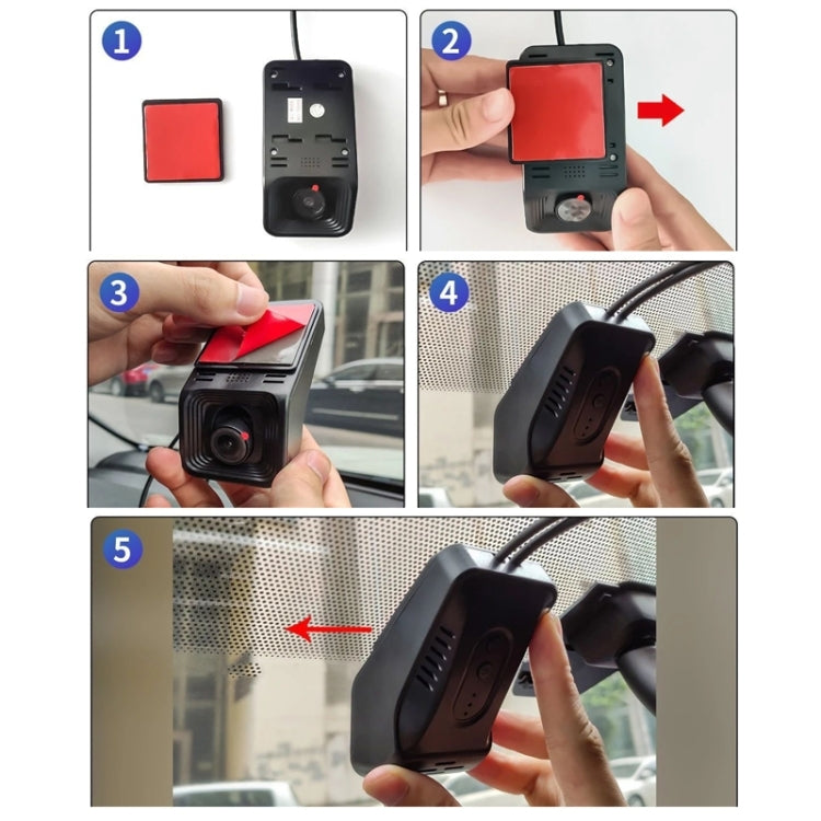 Android ADAS HD Night Vision 1080P USB Driving Recorder, Model: Dual Lens