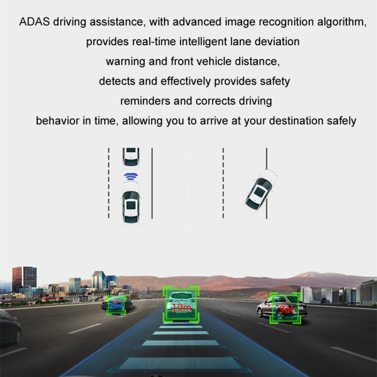 Android ADAS HD Night Vision 1080P USB Driving Recorder, Model: Single Lens WIFI Version