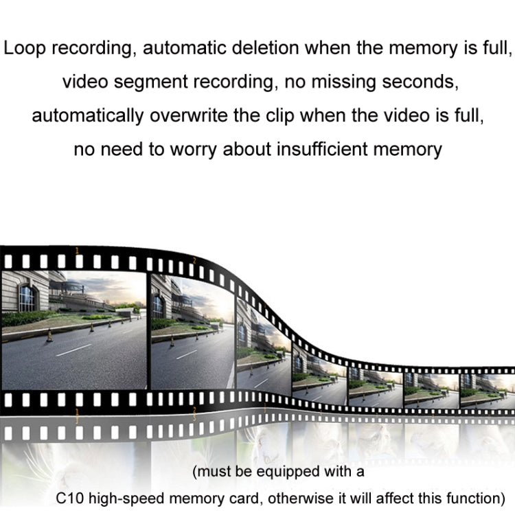 Android ADAS HD Night Vision 1080P USB Driving Recorder, Model: Single Lens WIFI Version