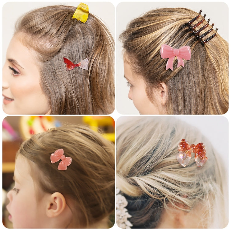 Bowknot Hairpin Jewelry Silicone Molds DIY Epoxy Resin Casting Mould Style 002
