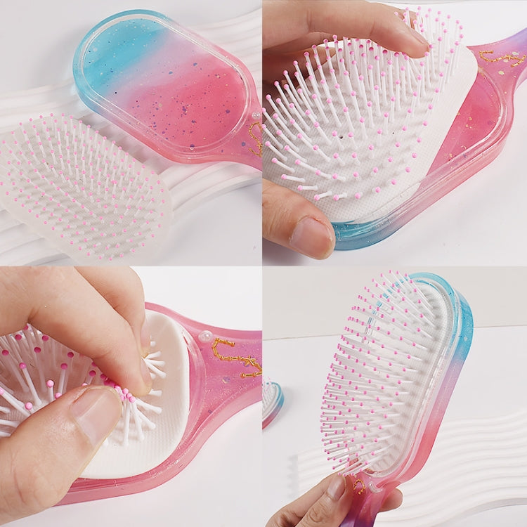 Air Cushion Comb Set Silicone Mold DIY Epoxy Resin Craft Making Mold, Spec: Heart Shape 006