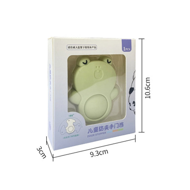 Children Safety Door Resistor Silicone Cartoon Anti-Pinch Door Stopper, Style: Frog