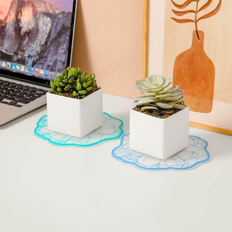 19cm Simple Heat Insulation Anti-Scald Table Mat Anti-Slip Oil Resistant Easy Clean Bowl Coaster