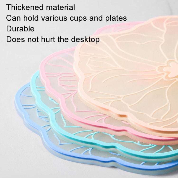 15cm Simple Heat Insulation Anti-Scald Table Mat Anti-Slip Oil Resistant Easy Clean Bowl Coaster