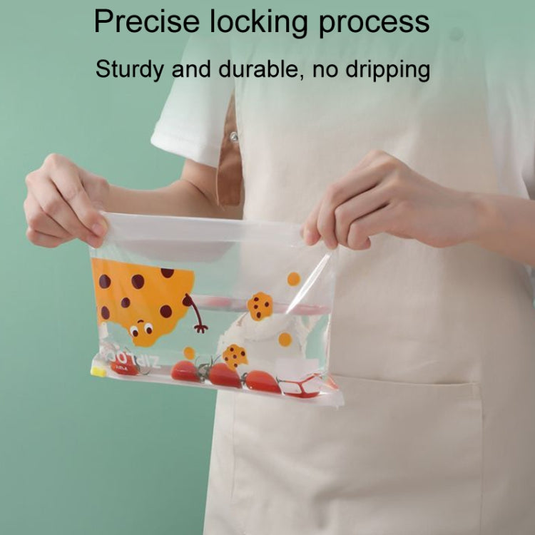 Medium 20pcs / Box Household Food Sealing Storage Bag Refrigerator Zipper Fresh Pocket