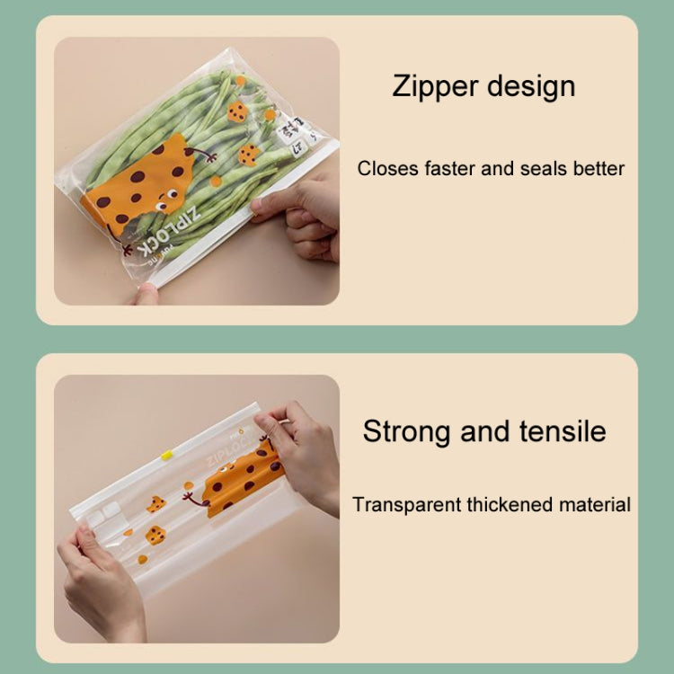 Medium 20pcs / Box Household Food Sealing Storage Bag Refrigerator Zipper Fresh Pocket