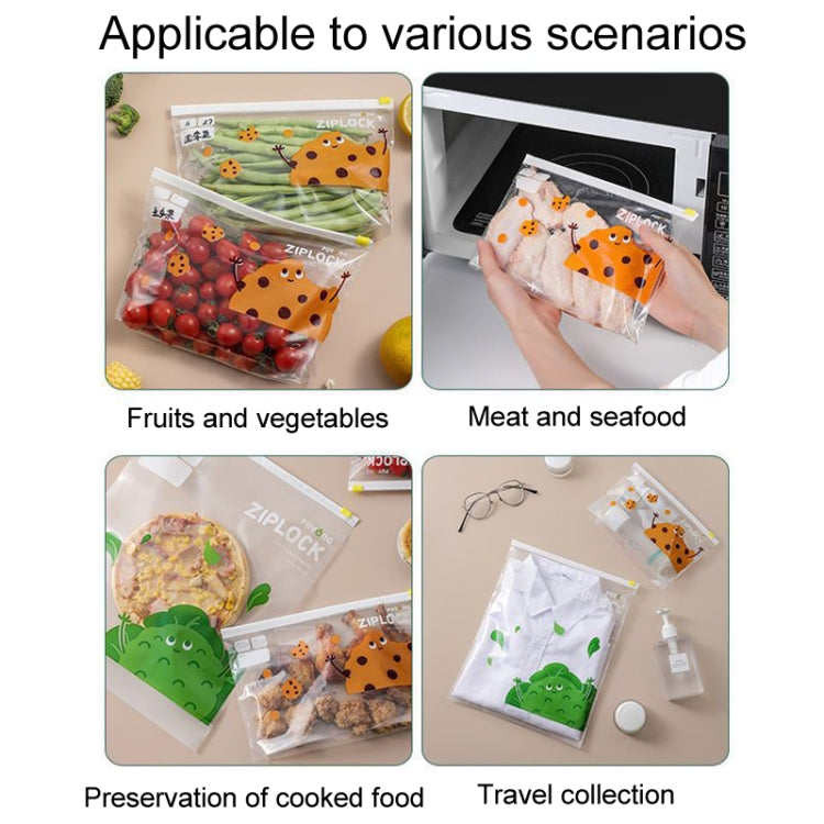 Large 15pcs / Box Household Food Sealing Storage Bag Refrigerator Zipper Fresh Pocket